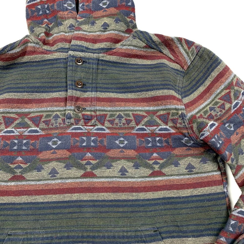 Faherty Cove Sweater Poncho Hoodie Sweatshirt XS - Picture 2 of 4